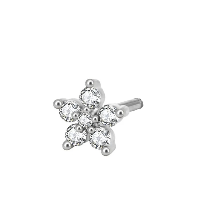 Piercing din argint de nas "Flower"